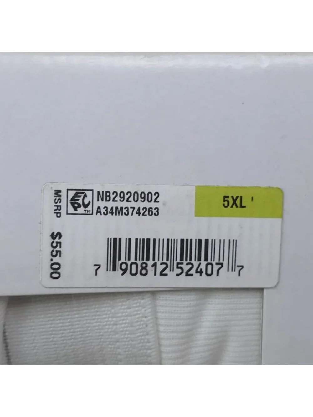 Calvin Klein Mens 3-Pack Big Briefs 100% Cotton Classic Fit Size 5XL White